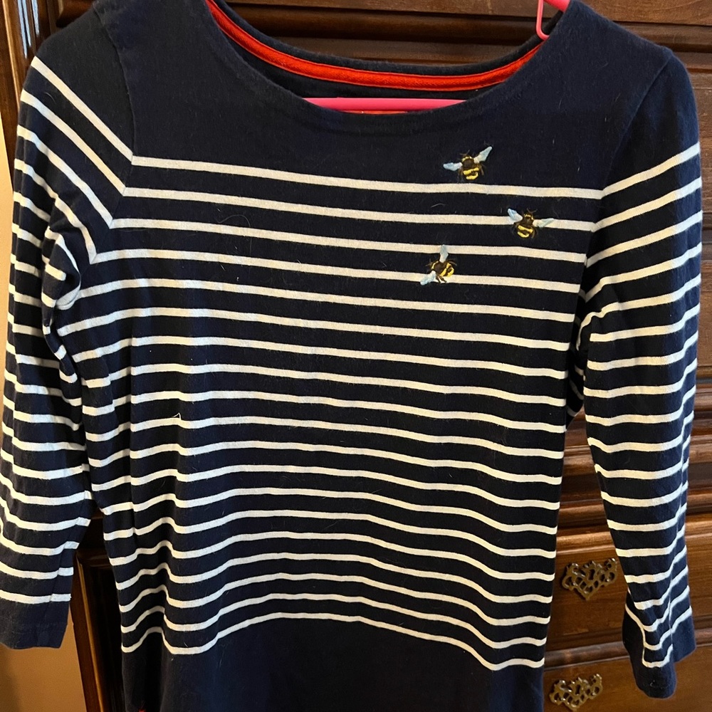 Joules Womens medium 3/4 sleeve top